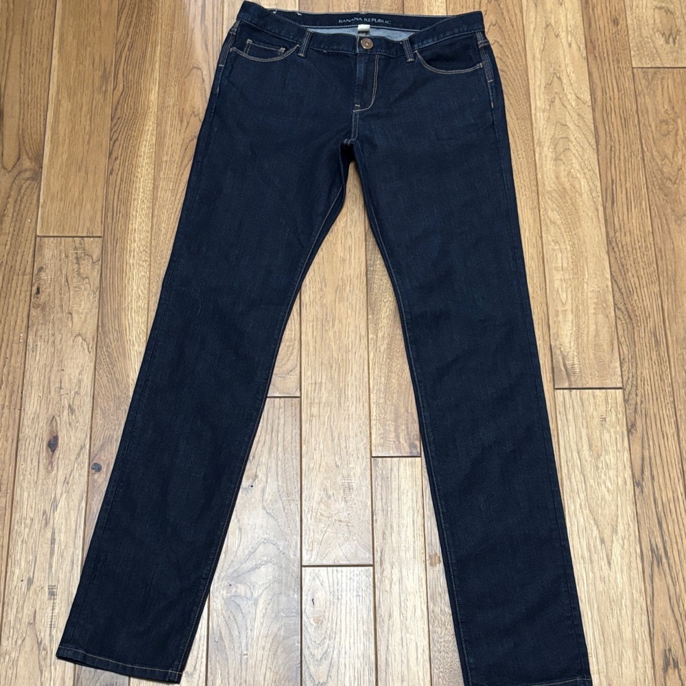Banana Republic Slim Skinny Jeans in Dark Indigo - 30L